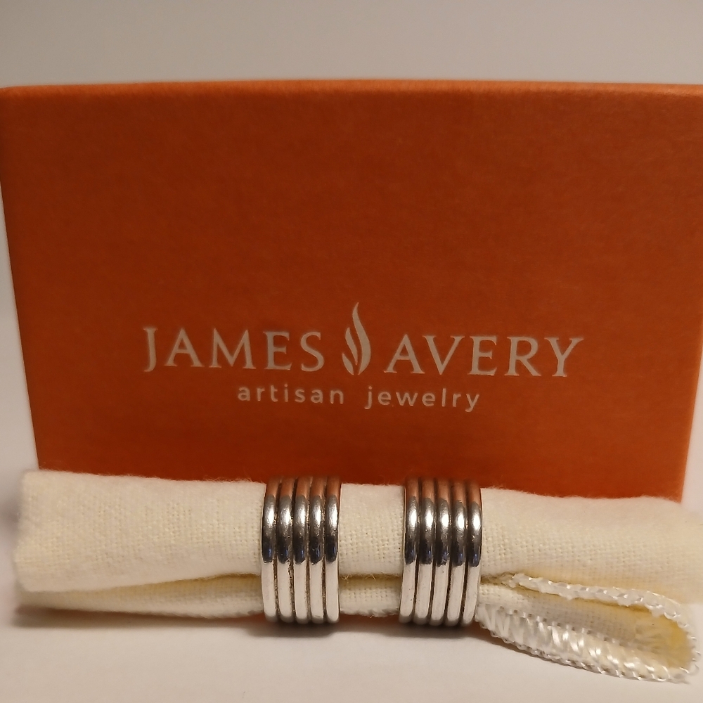 James Avery Retired Rayos Ear Posts